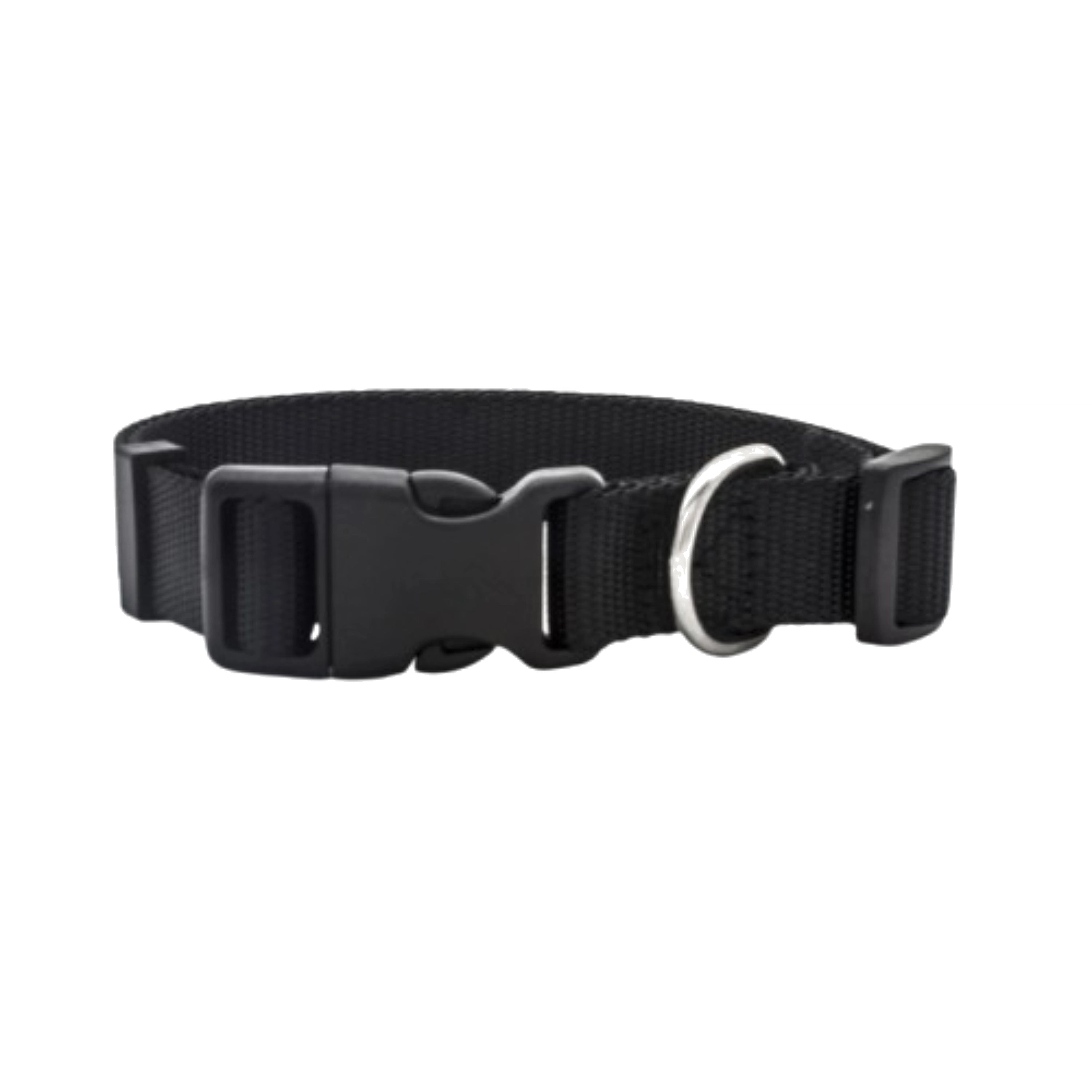 Adjustable Nylon Pet Collar with Quick-Release Buckle for Dogs and Cats