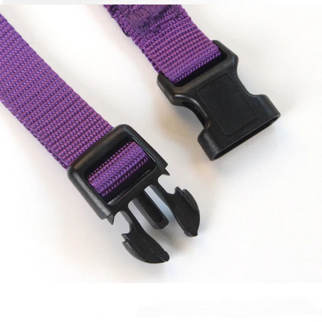 Adjustable Nylon Pet Collar with Quick-Release Buckle for Dogs and Cats