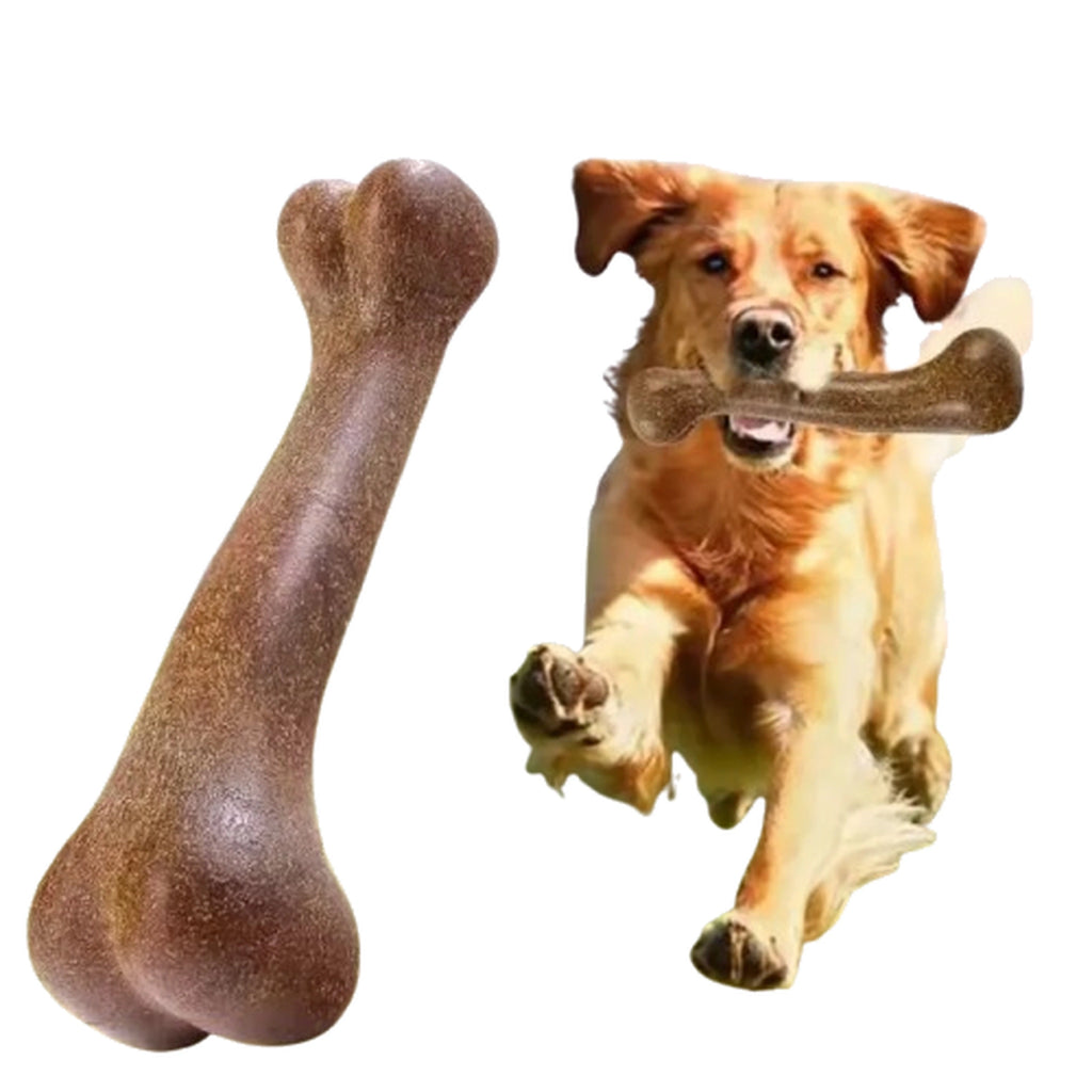 Bone-Shaped Dog Chew Toy for Supervised Play