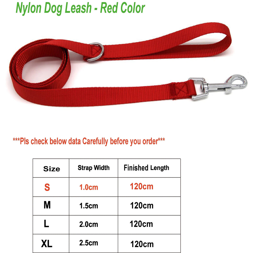 Nylon Dog Leash with Clip and Loop Handle