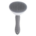 Pet Grooming Brush with Push-Button Hair Release for Dogs and Cats