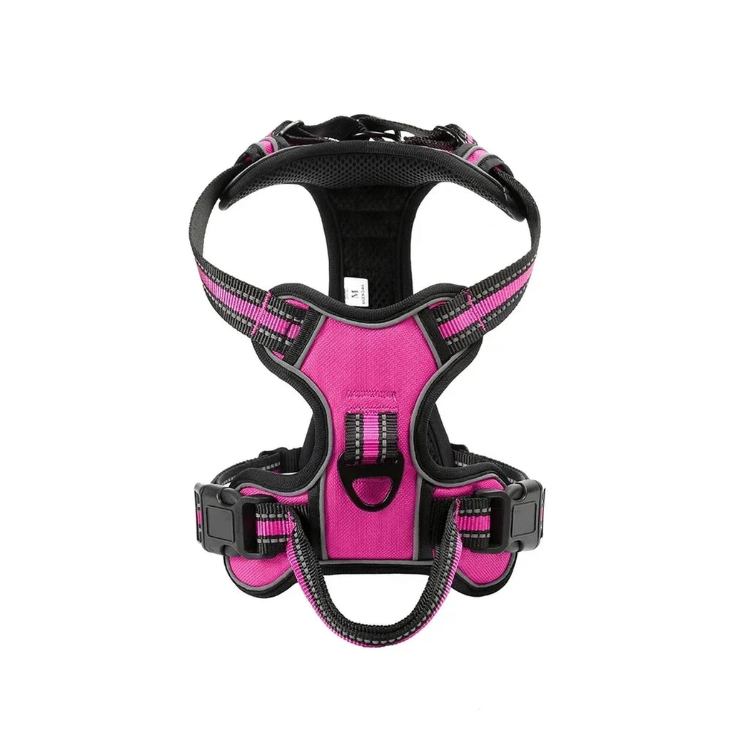 Reflective Adjustable Dog Harness with Quick-Release Buckles